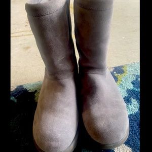 UGG vibram arctic grip boots gray winter waterproof non-slip classic short